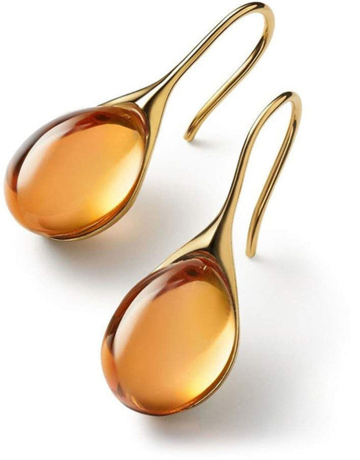 Margeret™ | Crystal Drop Earrings in Gold and Silver