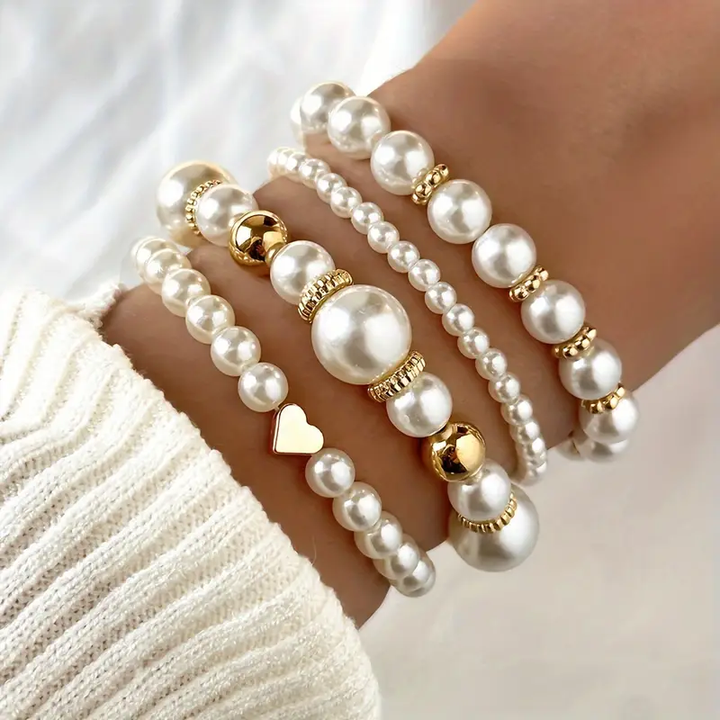 Margeret™ | Pearl Bracelet Set