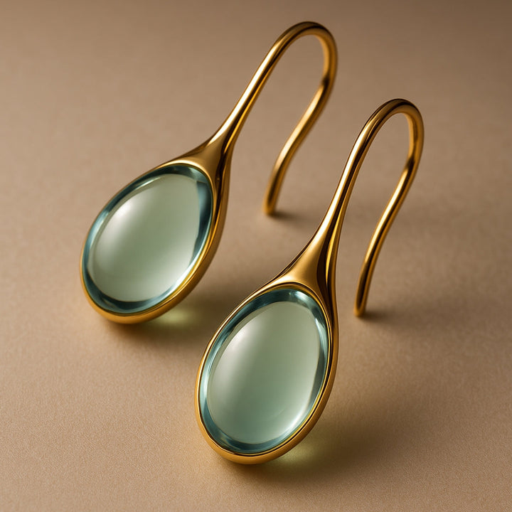 Margeret™ | Crystal Drop Earrings in Gold and Silver